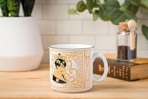 Miniatura 6 de Silver Buffalo Harry Potter vs Malfoy - Taza de cerámica estilo anime, 20 onzas