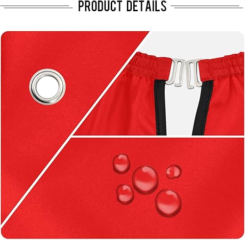 Miniatura 4 de Navajo White Barber Cloth Waterproof Cape Washing Hair, Home Barber Cape 64.9 In x 55.1 In