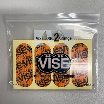 Vise Hada Patch Pack Logo #2 Orange 1" 40 pcs