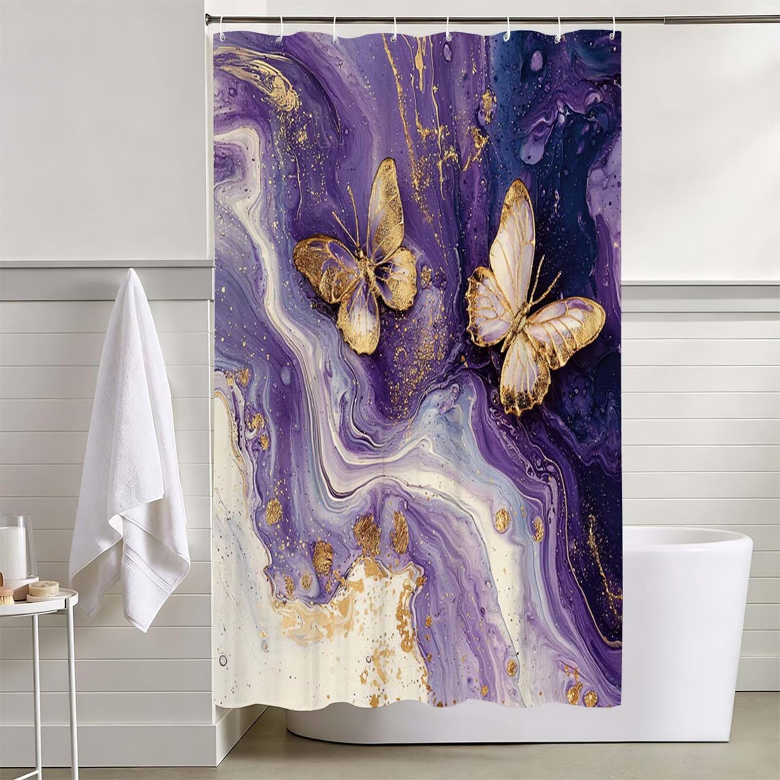 Tenda da Doccia Viola, Tenda Doccia 150x180cm L-73