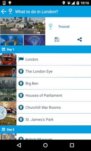 Troovel Trip Planner
