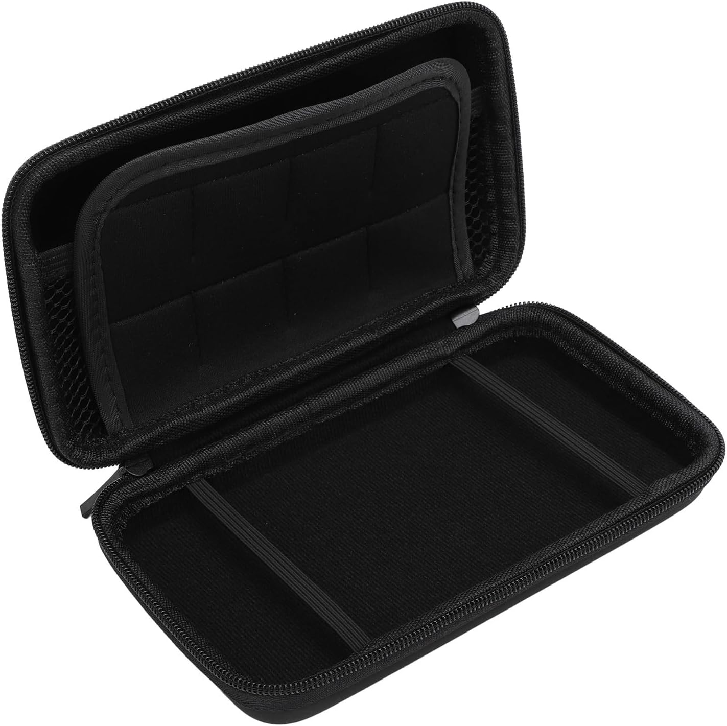 Carrying Case for 2DS XL 2DS LL New 3DS 3DS and Accessories Hard Shell Travel Case with 8 Game Slots and Inner Pocket black Pocket ashtray
