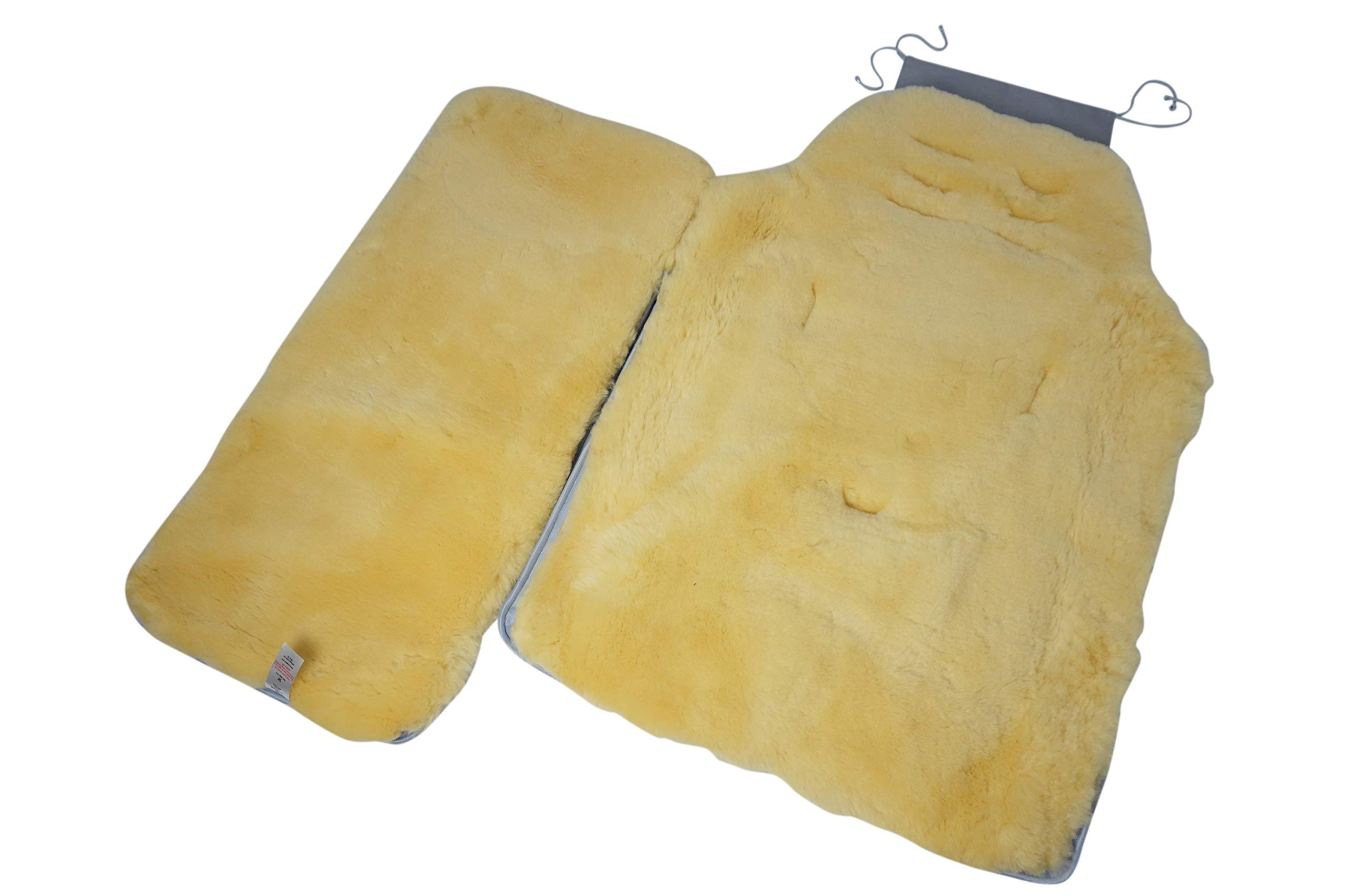 MILABERT Genuine Premium Quality Sheepskin Baby Footmuff | Bunting | Bag | Stroller Warmer-US (Graphite)