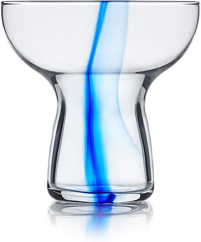 Miniatura 7 de Libbey Blue Ribbon - Juego de 6 vasos de Margarita sin tallo, cuenco poco profundo, ligero, juego de 6, para fiestas