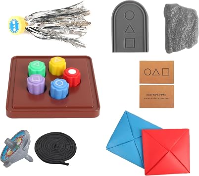 2025 Korean Traditional Game Gonggi Kongi Set | Wind Stone Picking Game | High Durability Upgraded Version with Weighty Glass Balls Hand-Eye Coordination Educational Toy Family Travel