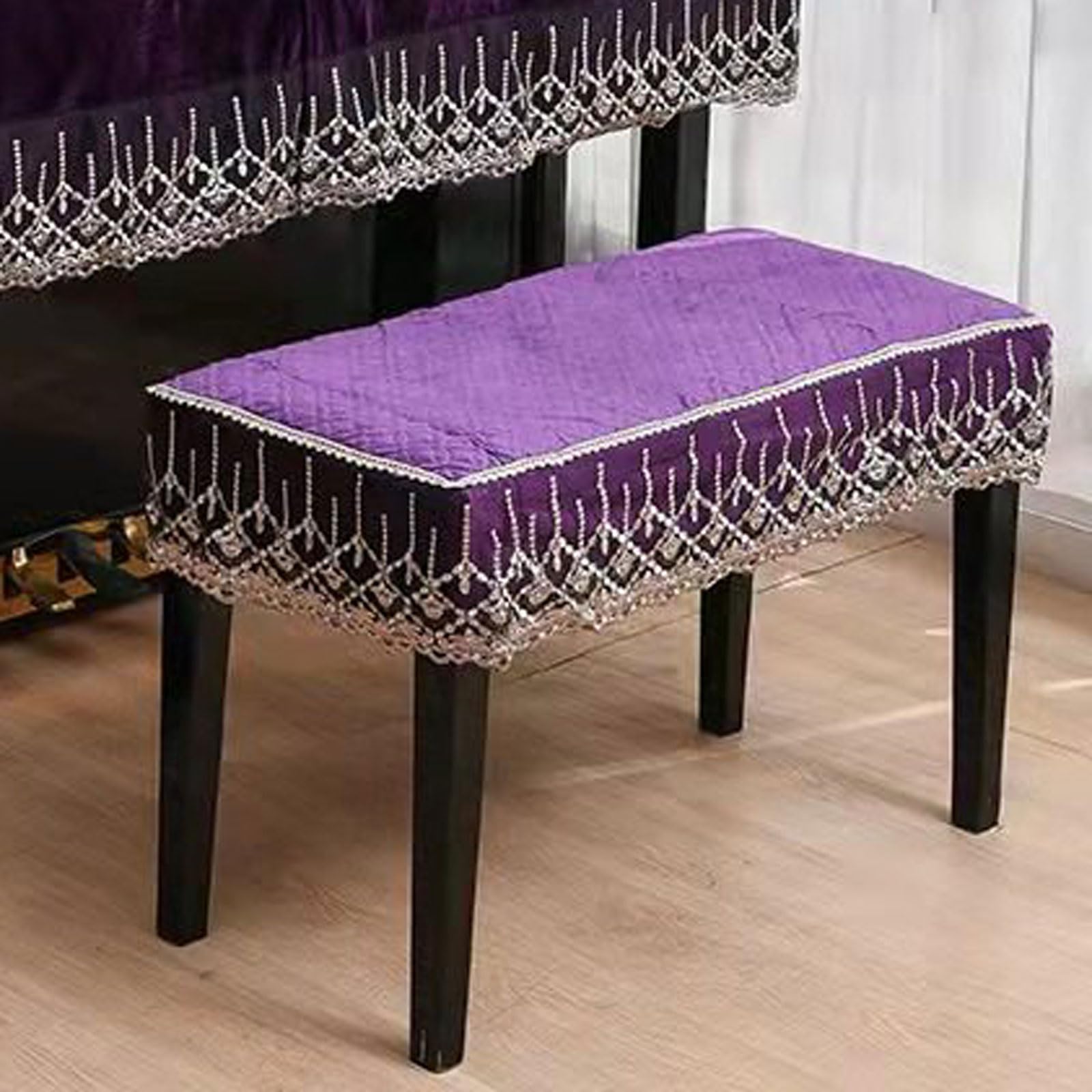 Enigmaire Protective Cover For Upright Pianos,Household Dustproof Piano Cover,washable Multicolor Multiple Protective Piano Cover,Soft,Decorated,for Most Standard-Sized Upright Pianos