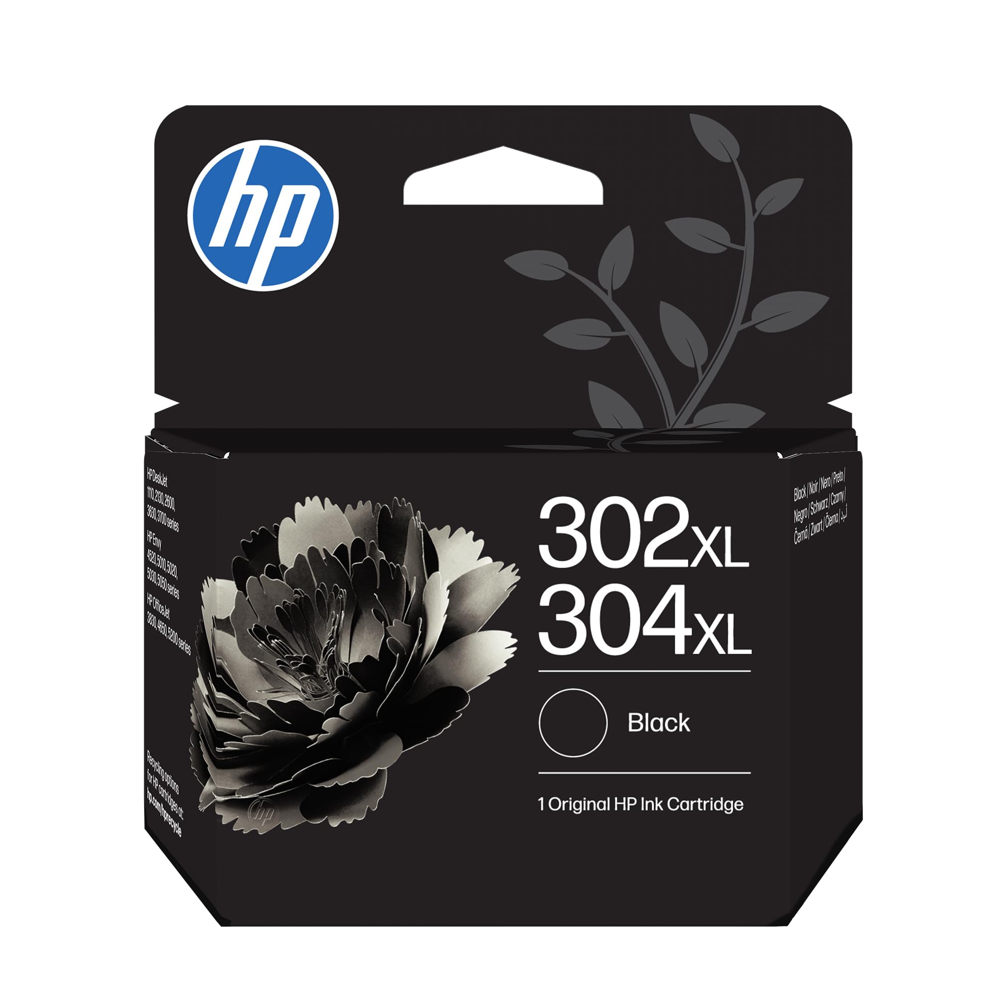 HP 302XL/304XL Black ink for Deskjet 3720 3760 3762