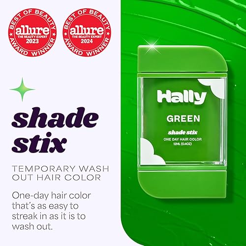 Miniatura 2 de HALLY Shade Stix - Maquillaje temporal para el cabello, color de cabello lavable de un día pendiente de patente, a prueba de transferencia,