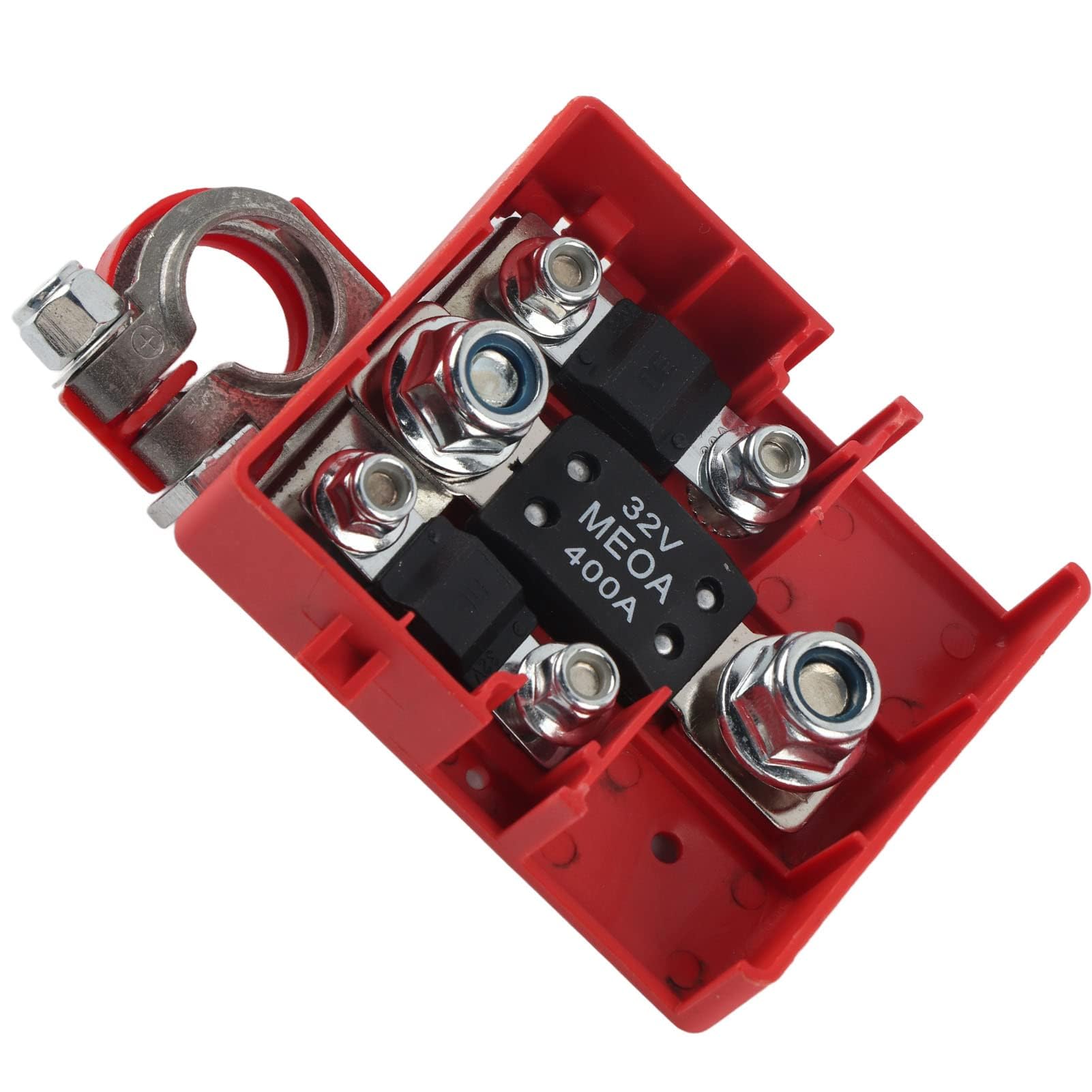 Uchwyt bezpiecznika, zacisk bezpiecznika akumulatora samochodowego, bezpiecznik 32V 400A Zestaw akumulatora samochodowego do Auto Marine Car Trailer RV Boat