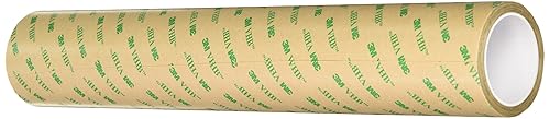 3M F9460PC VHB - Cinta adhesiva de transferencia 087 pulgadas Rollo de cinta adhesiva acrílica de 15 pies con resistencia química y solvente Cintas