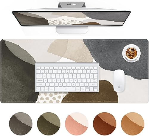 HAOCOO Tapete de escritorio, alfombrilla de escritorio para computadora, alfombrilla de mouse grande para escritorio, alfombrilla de mouse para