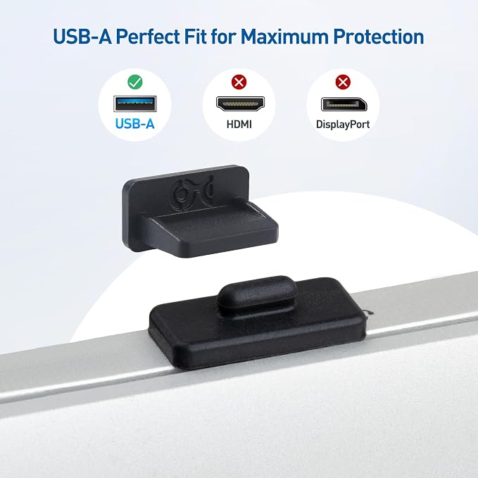 Cable Matters 20 cubiertas USB en negro miniatura 3