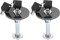 Vista 1 de X AUTOHAUX 2 unids universal aleación de aluminio coche motor capó pestillo bloqueo bloqueo liberación rápida clave pin kit de fibra de carbono