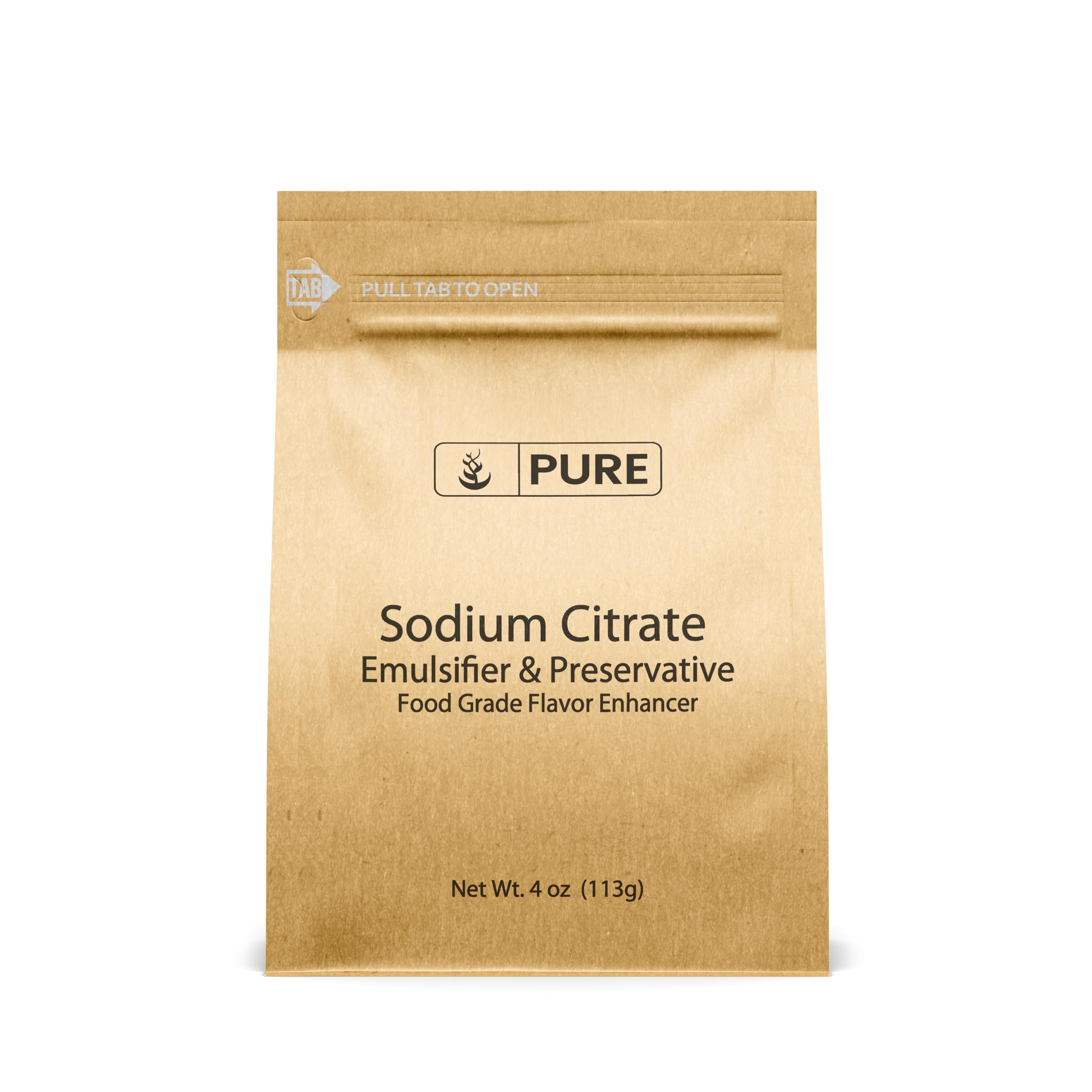 Pure Original Ingredients, Sodium Citrate, 4 Oz 4 Ounce (Pack of 1)