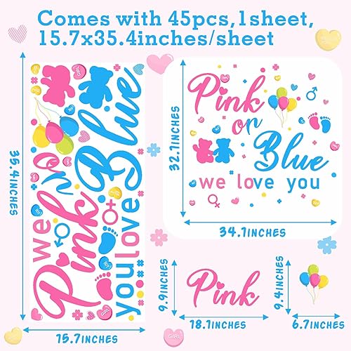 Vista 47 de Barri Design Suministros para fiesta de feliz cumpleaños, decoraciones de primer cumpleaños para niños, telón de fondo de fiesta de caramelo