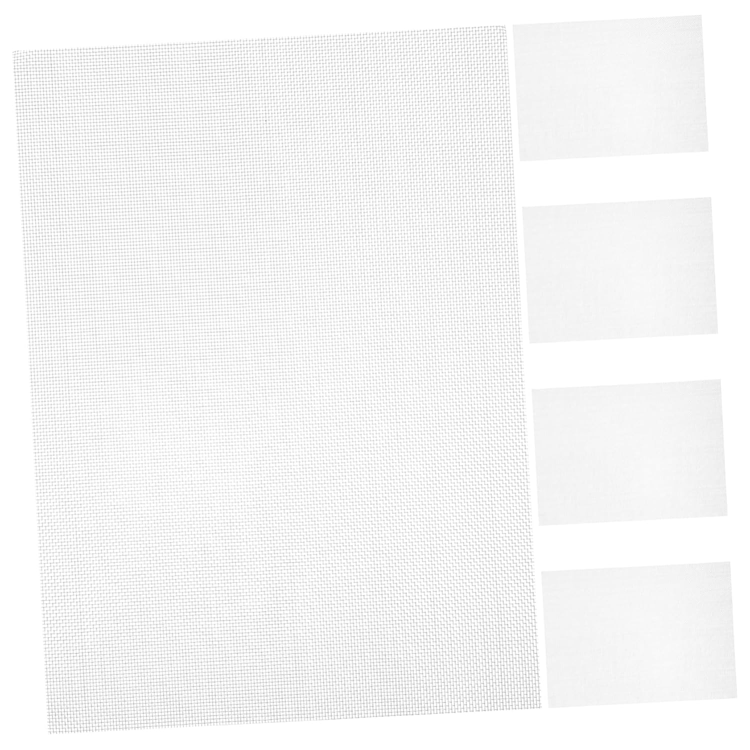 CHILDWEET 5pcs Stainless Steel Mesh Sheet for DIY Projects Decorative Wire Mesh for Bathroom Vent Cover Window Filter and Home Applications