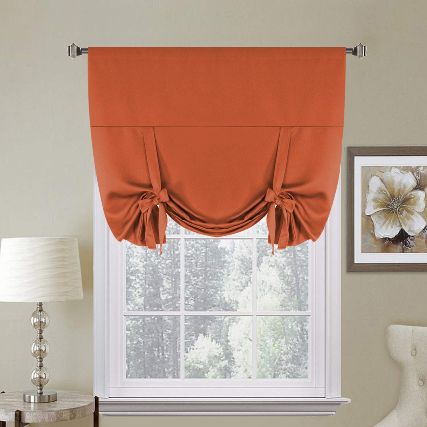Burnt Orange Kitchen Curtains Curtains & Drapes 2023