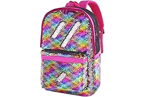 Flip Sequence Backpack for Girls/Boys: Sequins Bookbag for Kindergarten-Middle School