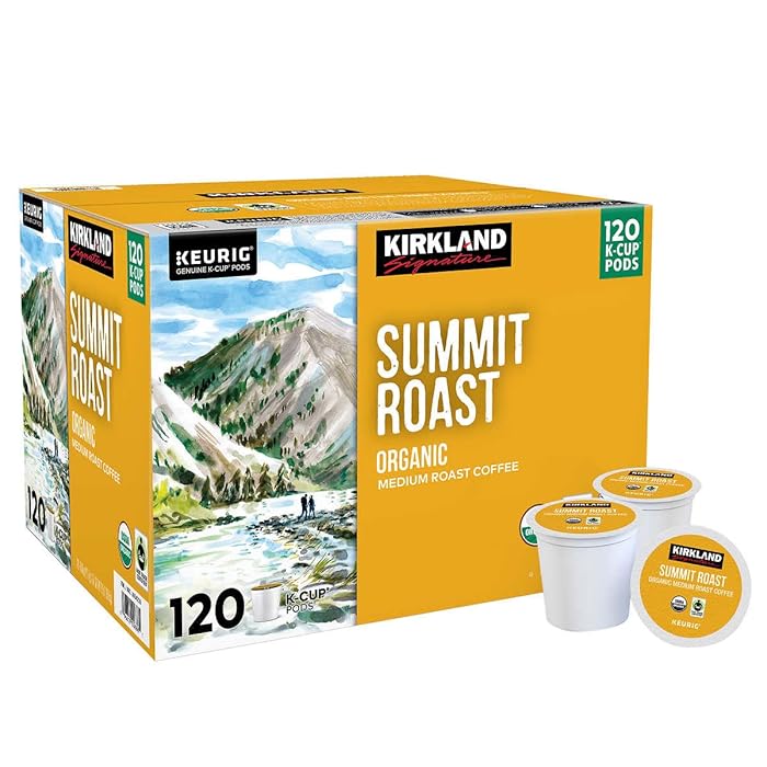 Buy Kirkland Signature Summit Roast Organic Medium Roast Coffee Pods
