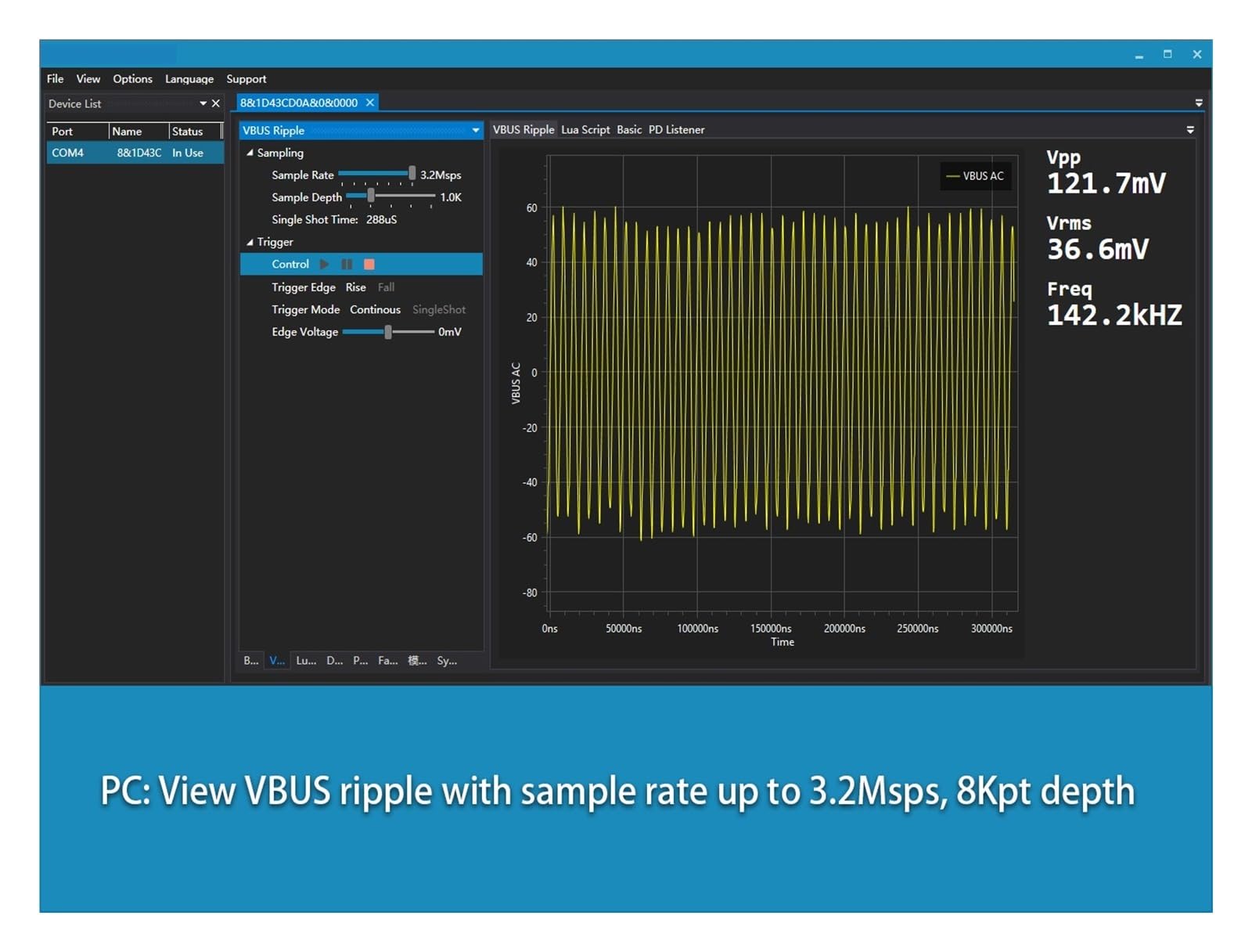 Tester USB USB 3.1 Tester miernika mocy Multimetr cyfrowy Tester prądu Detektor napięcia Interpreter Zintegrowany DC 26V 6A