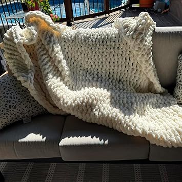 Luxury Chunky Knit Throw Blanket