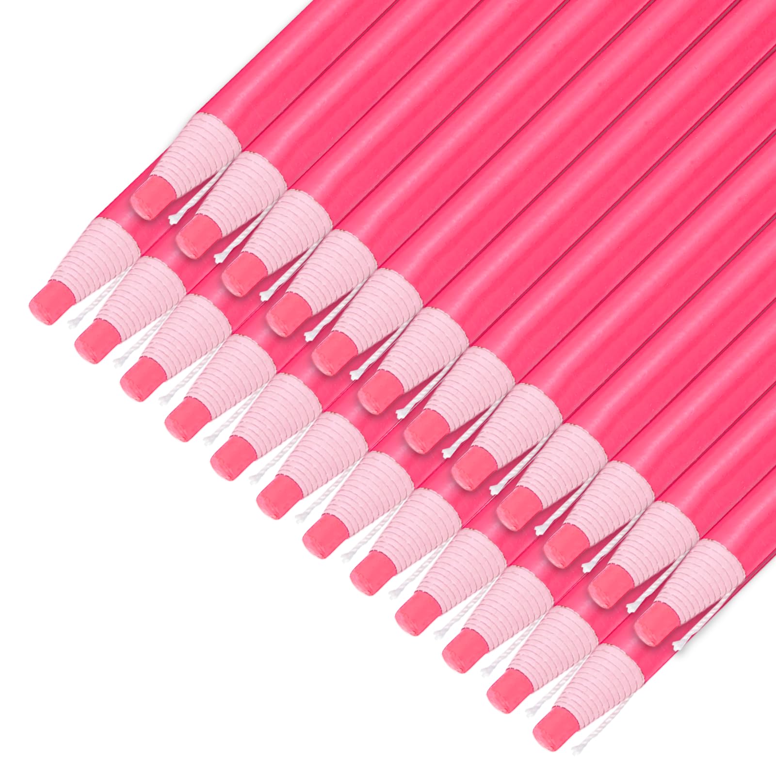 QUARKZMAN 30PCS Matite A Cera Sgusciabili, Matite Colorate per Vetro Metallo Plastica Carta, Matite A Cera Non Affilabili per Colorare Disegnare Marcare, Rosa