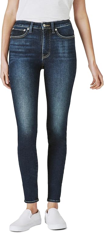 Lucky Brand High-Rise Curvy Skinny in Patterson