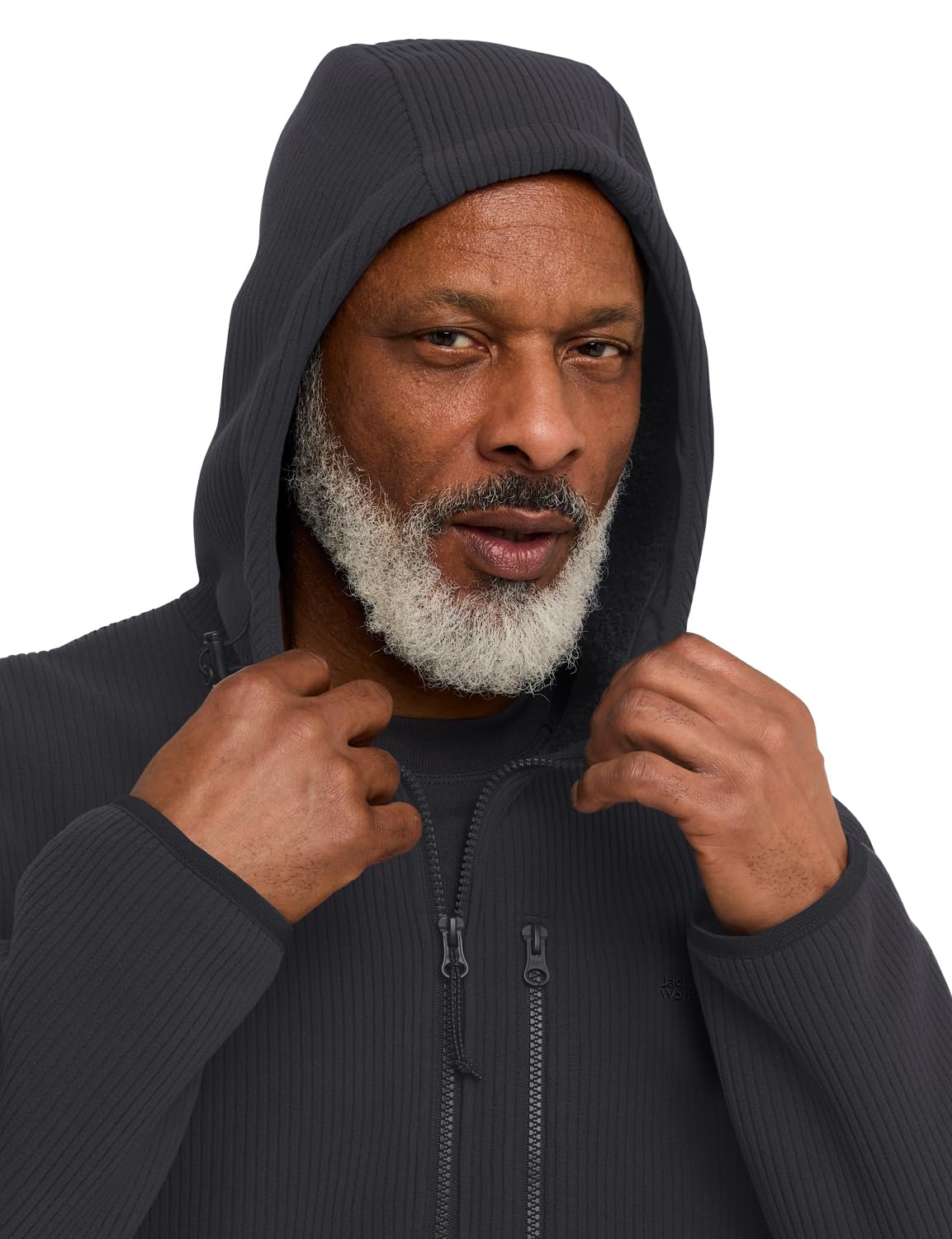Jack Wolfskin Fleecejacke LAKE RIDGE HOODED JKT M windabweisend – Bild 2