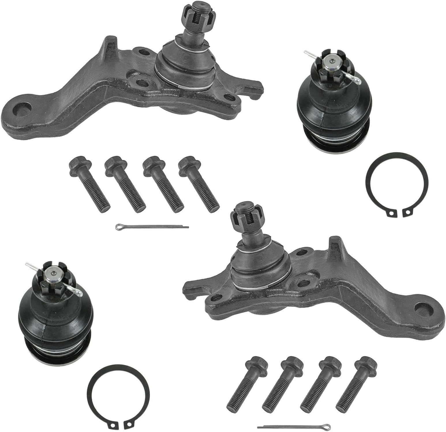 Amazon.com: TRQ Front Driver & Passenger Side Upper & Lower Ball Joint ...