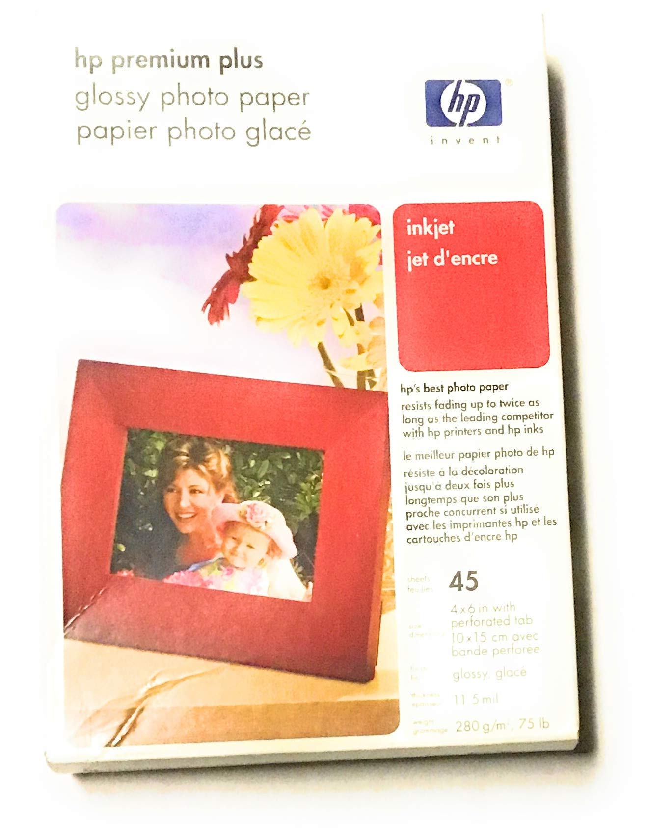 HP Premium Plus 4x6-Inch High Gloss Photo Paper (60-Sheets)