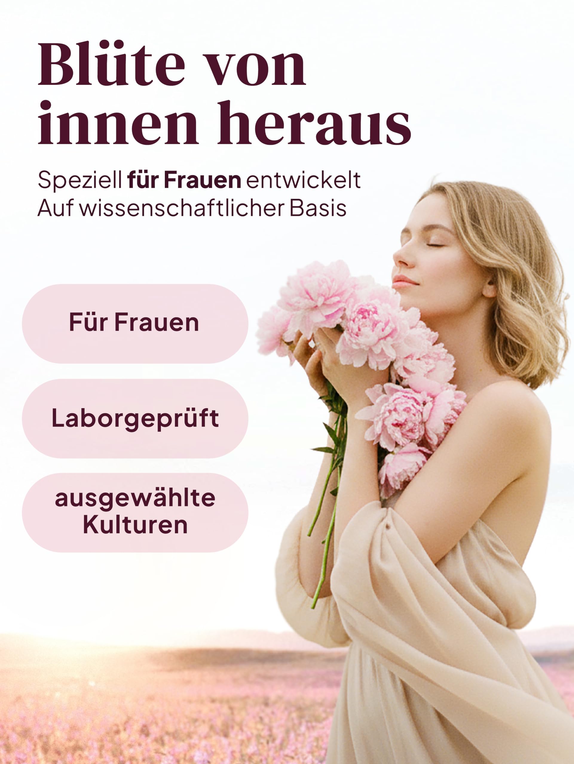 Grüne Valerie ® Intimflora 150 Mrd. KBE Milchsäurebakterien [HOCHDOSIERT 30 Portionen] – Prä- & Probiotika für Frauen mit D-Mannose & Cranberry – ausgewählte Stämme unterstützen Scheidenflora & Blase