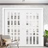 Customize Plastic Concertina Doors for Doorway, High 196cm Folding Room Dividers for Basement Office Camper RV Internal WXH:75x230cm