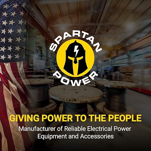 Miniatura 7 de Spartan Power Cable de batería no terminado, fabricado en los Estados Unidos, listado UL, cable de cobre 100% puro, 25 pies, rojo, 4 AWG