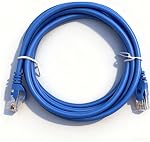 CAT6 RJ45 Câble réseau Ethernet, bleu, intérieur/extérieur, longueurs multiples disponibles 3.3 ft-65.6 ft (1, 65.6 Ft)