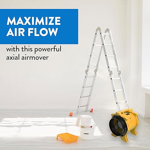 Miniatura 2 de Dri-Eaz Ventilador de ventilación Vortex de 1.0 HP (F174), ventilador de movimiento de aire para uso comercial y residencial