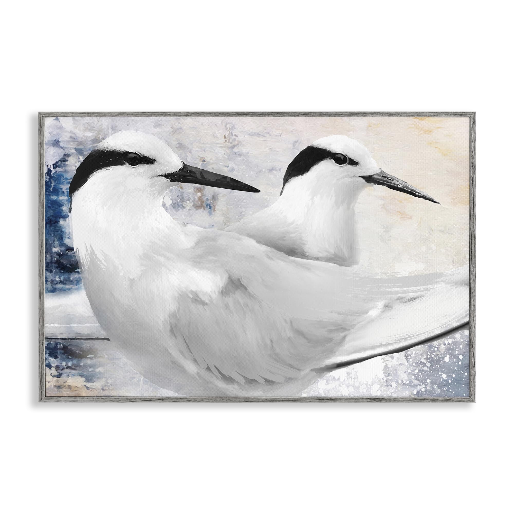 Stupell Industries 'Black Naped Tern', Framed Giclee Art, Gray, 24 x 16 Inches, Easy to Hang and Sturdy, Made in USA, by Porter Hastings