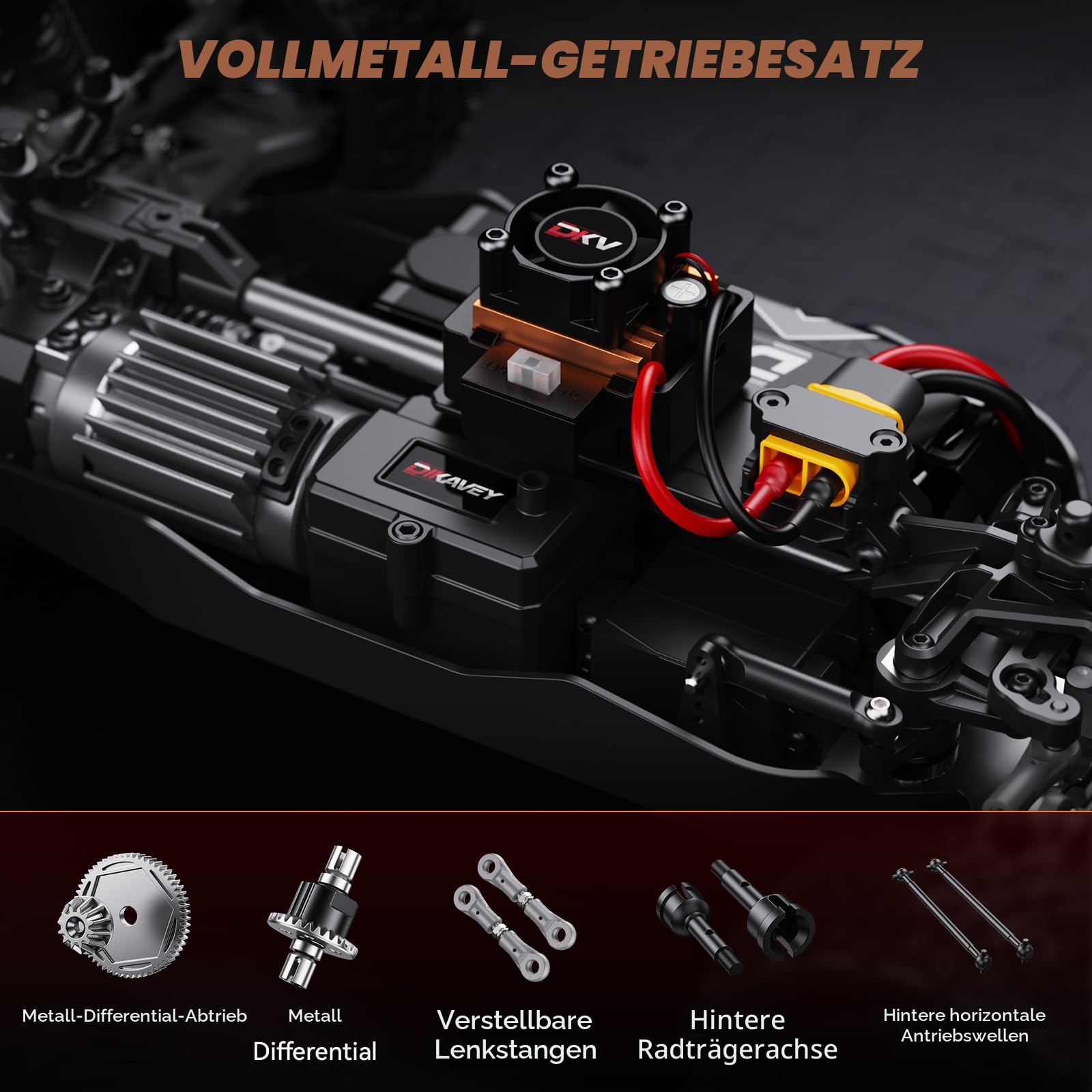 1/12 bürstenlose RC-Autos für Erwachsene, Max 50 MPH schneller RC-Buggy, All-Terrain-Hochgeschwindigkeits-Fernbedienungsauto, Hobby-Offroad-RC-Truck, 4x4-Trucks mit 3S-Batterie