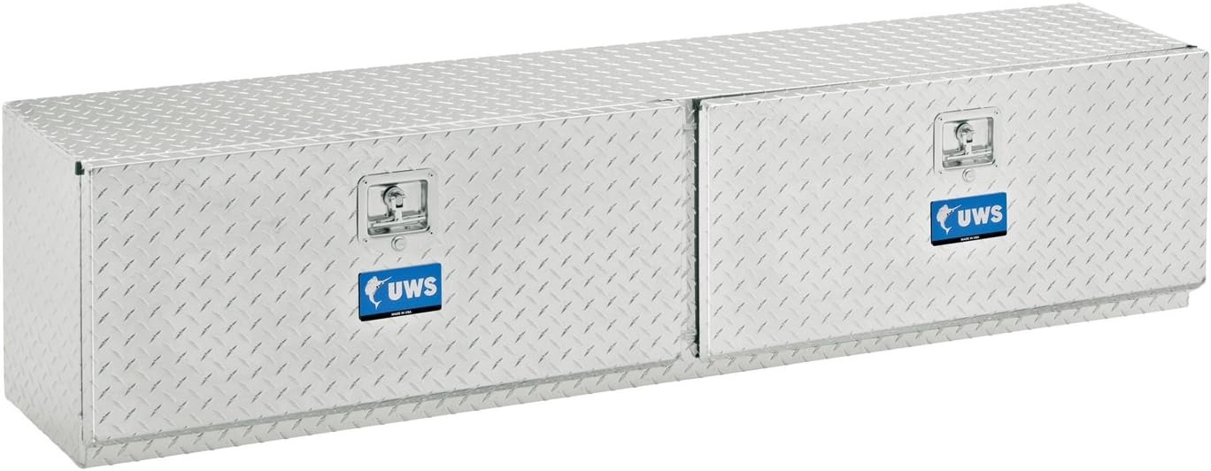 UWS TBTS96 Topsider Aluminum Two Door Toolbox, Truck Bed Toolboxes
