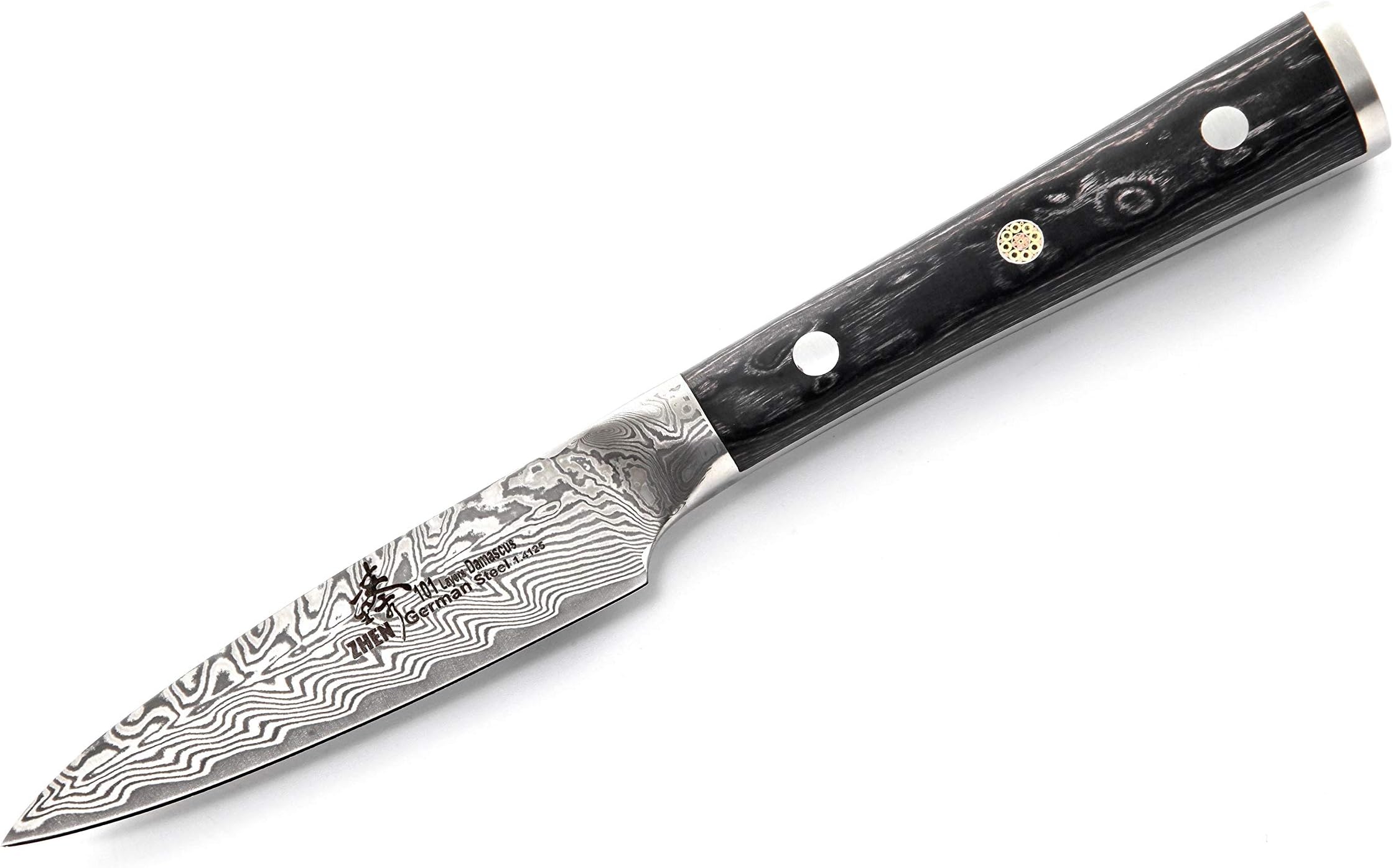ZHEN Thunder Series 101 Layers German Damascus Steel Paring Knife 3.5-inch