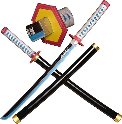 Vista 46 de SV Anime Demon Slayer - Espada Katana decorativa coleccionable de 31 pulgadas, para regalo, varios estilos disponibles