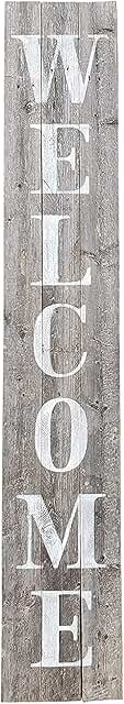 10 Engagement Party Sign Ideas That Welcome Guests in Style 4 Rockin' Wood Indoor Outdoor Welcome Sign 5 Foot Vertical Rustic Reclaime...