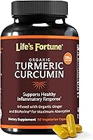Vista 1 de Life's Fortune Suplemento dietético de curcumina de cúrcuma, apoya las articulaciones, la salud antioxidante, la salud inmunológica, digestiva