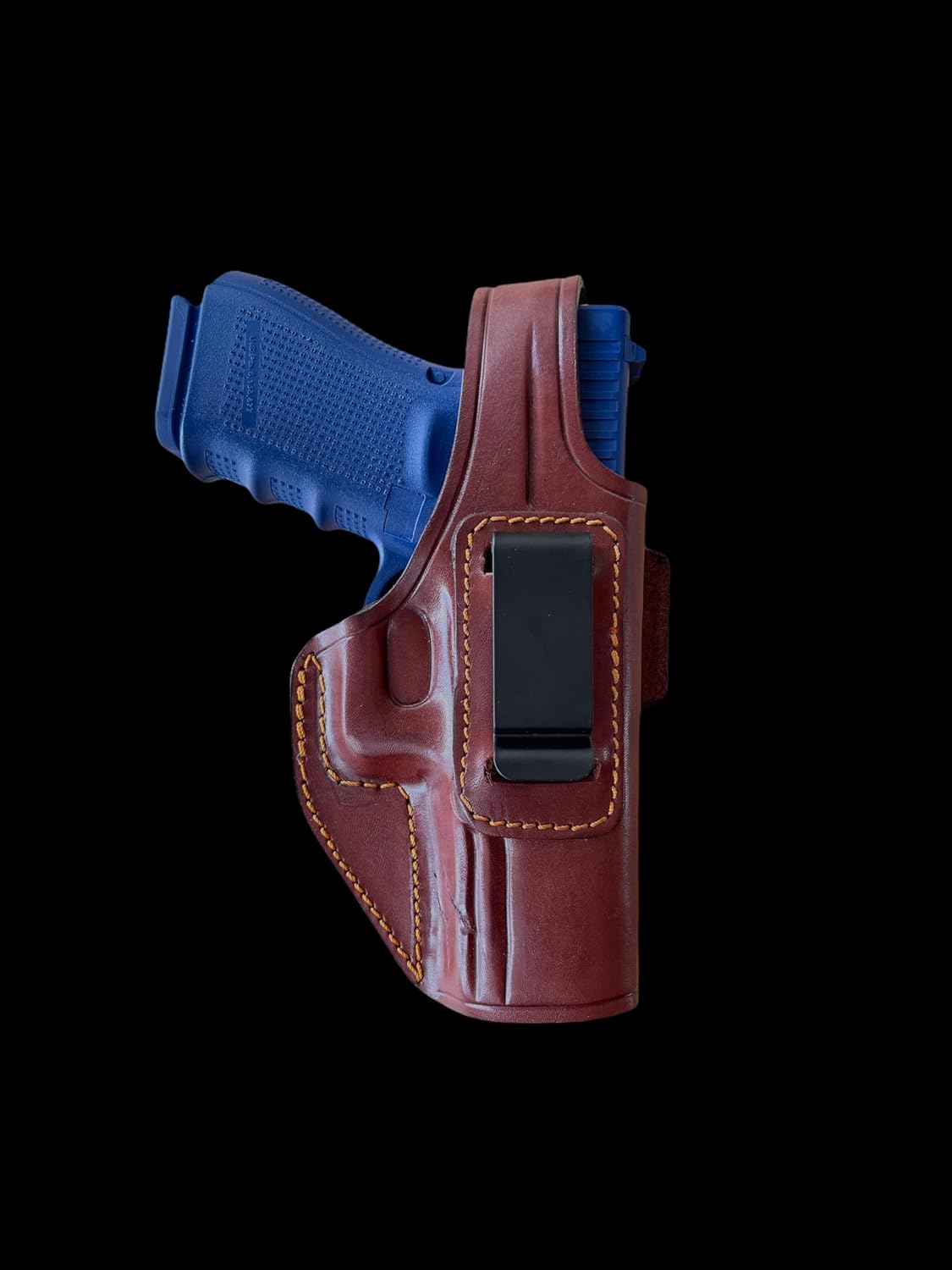 *KINGDOM HOLSTER* KM021 IWB Leather Belt Holster Fits Glock 17 Glock 19 Glock 22 Glock 23 RH Handmade!