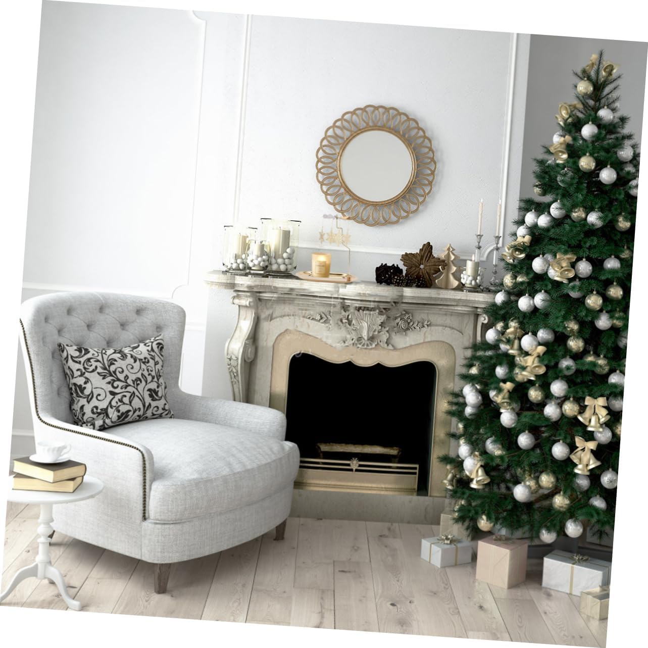 Ciieeo 1set Snowflake Rotating Candle Holder Golden Practical Candleholder for Christmas Thanksgiving and Home Decor Easy Assembly for Dining Desk and Sideboard