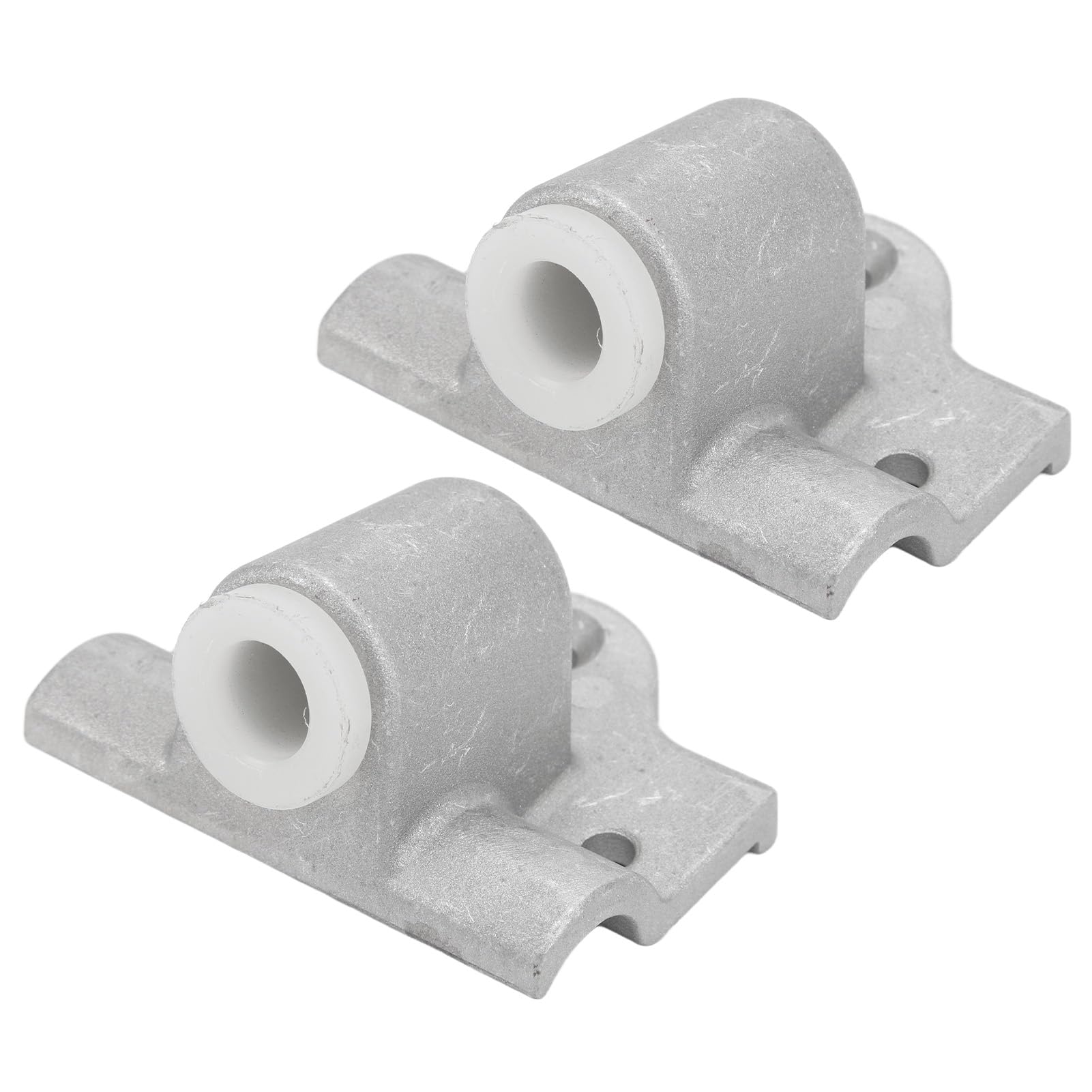 2pcs Boot Aluminium Ruderschlosse, 14mm Marine Round Gunwale Jon Ruderboot Oarlock Sockel, Ruderschlosse für Boot
