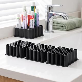 32-Slot Ointment Organizer | Medicine Storage Compartments Multi-Use Holder for Medicine Cabinet Wall Countertop Vanity Drawer Soft Organization for Makeup Tools Stationery Small Item