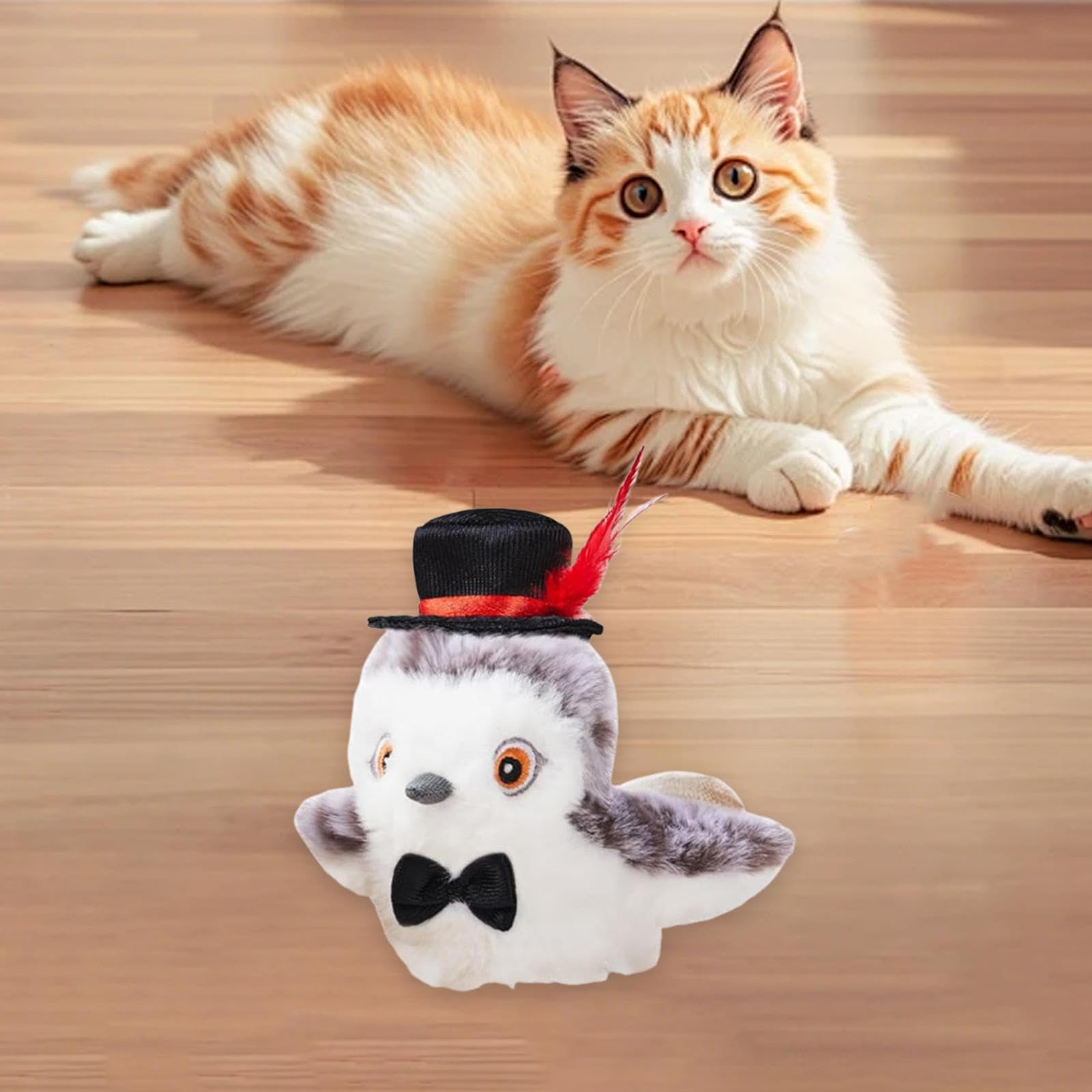 Jouet Interactif pour Chat avec Flottement pour Les Chats Domestiques Qui S'ennuient, 3, Simule Le Toucher électrique, Activé, Style D