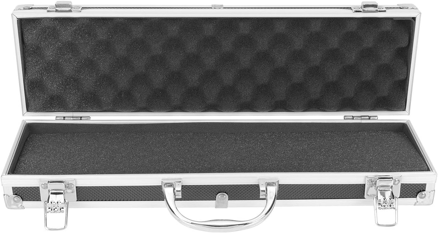 STOBAZA Box Aluminum Toolbox Aluminum Flight Case Tools Storage Case Tools Container Electronic Organizer Case Aluminum Storage Case E Tool Component ; Aluminum Alloy Travel High Capacity, 241CA0109K