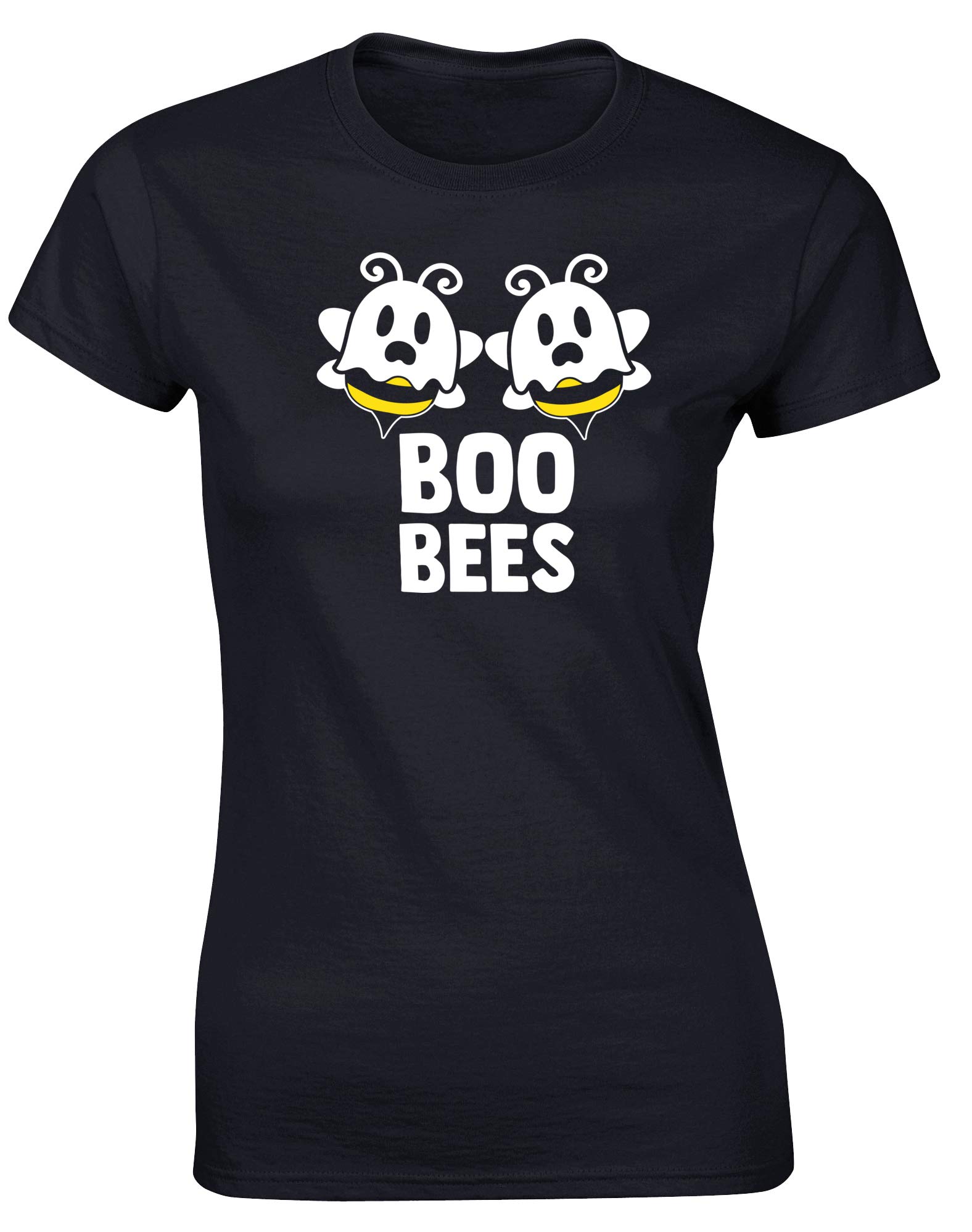 HippowarehouseBoo Bees Womens Fitted Short Sleeve t-Shirt (Specific Size Guide in Description)