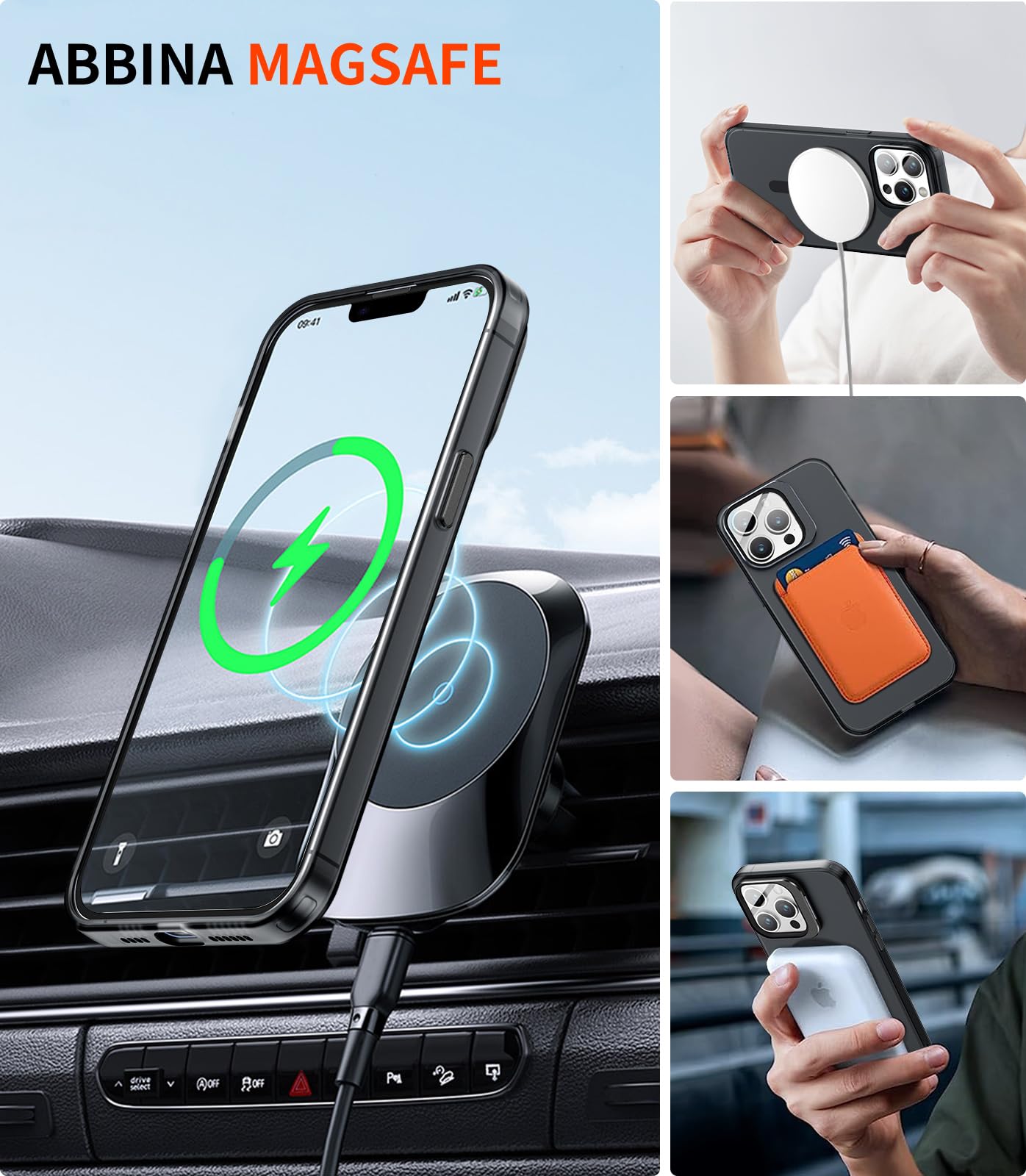 Custodia Magnetica Sottile Per IPhone 13 Pro Max Con MaxSafe - Opaca, Protezione Fotocamera, Antiscivolo (Colore) - 4